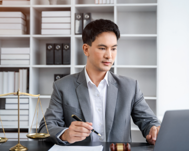 Lawyer using certified legal document translations for USCIS in Texas, ensuring the translation meets all requirements.