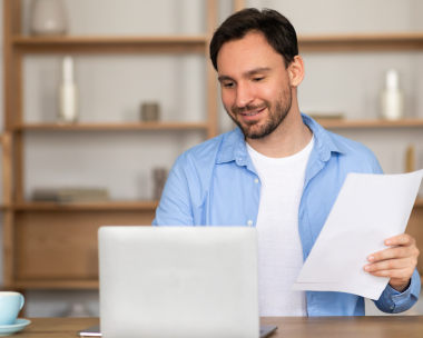 Client benefiting from reliable certified document translation services in Texas, ensuring accurate and quick translations.