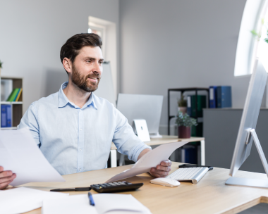 Customer using certified translation services in Texas for birth and death certificates, ensuring official recognition.